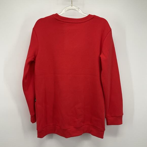 Hello Kitty Merry & Bright Christmas Crewneck Sweatshirt Red XL Kawaii Kidcore - Picture 2 of 8